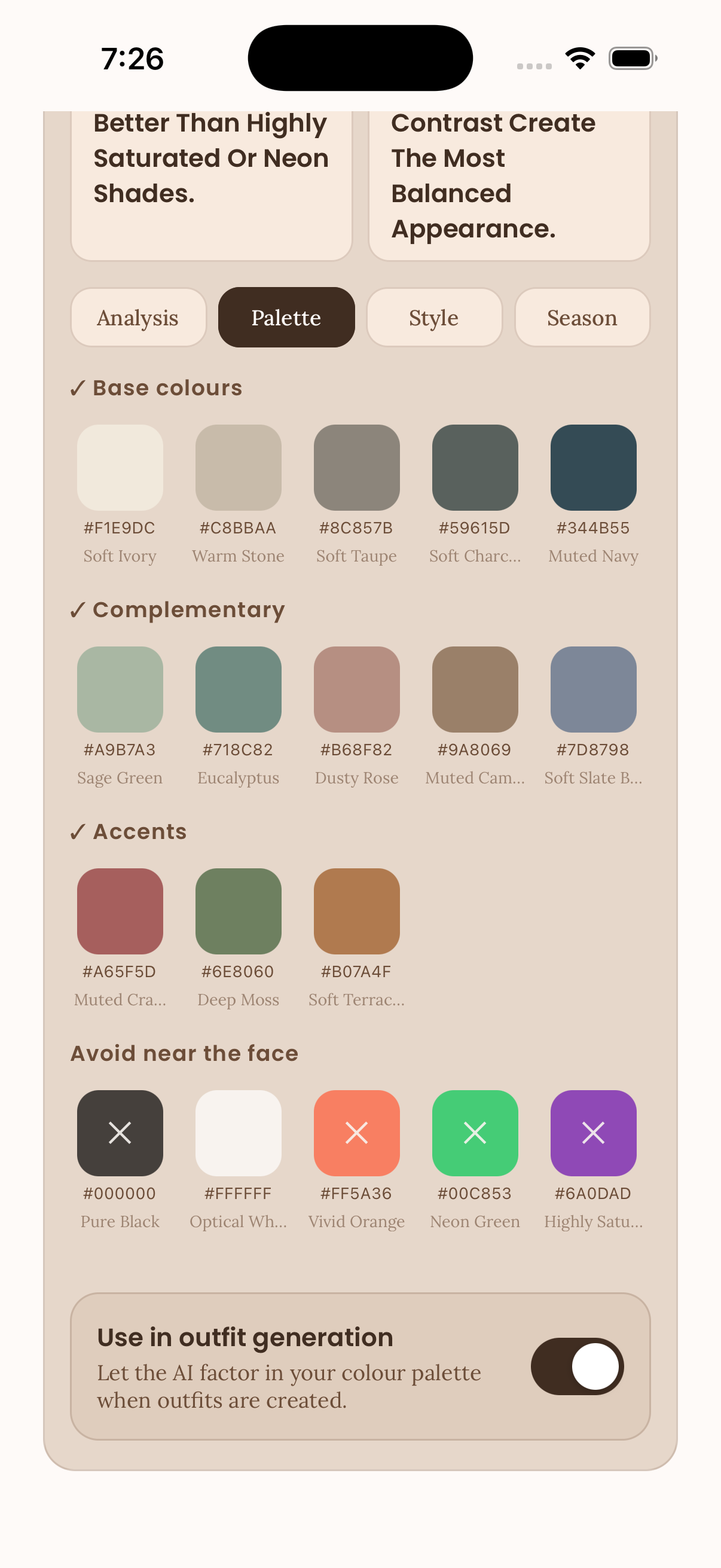 Skrud – your colour palette